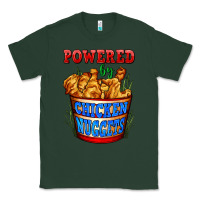 Sports Green powered by chicken nuggets Classic Tee - AdoDesignShop