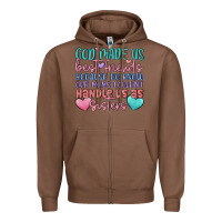 Chestnut god made us best friend Zipper Hoodie - MaliasSmallBusiness