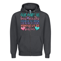 Smoke god made us best friend Zipper Hoodie - MaliasSmallBusiness