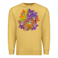 Antique Gold halloween patch Premium Sweatshirt - BundleAndBundleShop