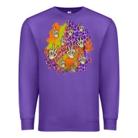 Purple halloween patch Premium Sweatshirt - BundleAndBundleShop