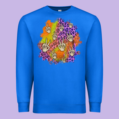Halloween Patch Premium Sweatshirt Designed By Bundleandbundleshop