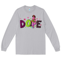 Moon Dust dope with afro black woman Long Sleeve Tee - NancyCooperArtShop