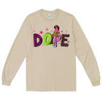 Mushroom dope with afro black woman Long Sleeve Tee - NancyCooperArtShop