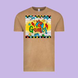 Gamer Vintage Tee Designed By Jahusdesignshop