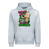 Heather Grey Grab your joe let's go Soccer Urban Hoodie - HowdyJamesFarm