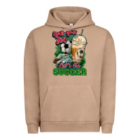 Pigment Burro Grab your joe let's go Soccer Urban Hoodie - HowdyJamesFarm