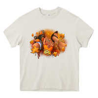 Cream Fall sneaker and heel afro woman Heavy Core Tee - RanaPortraitStore