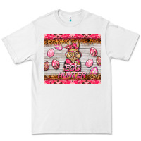 White easter pink camouflage egg hunter  bunny Premium Tee - BarkalooDesign