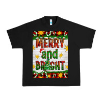 Black Merry And Bright Urban Heavy Tee - Artiststas