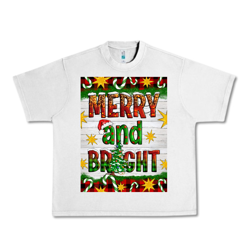 Merry And Bright Urban Heavy Tee by Artiststas | Teevron