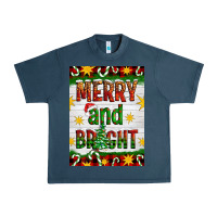 Midnight Navy Merry And Bright Urban Heavy Tee - Artiststas