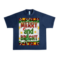 Navy Merry And Bright Urban Heavy Tee - Artiststas