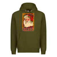 Army Green Santa Behave Premium Hoodie - Bettercallsaul