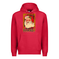 Cardinal Santa Behave Premium Hoodie - Bettercallsaul