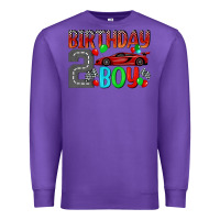 Purple birthday boy 2 Premium Sweatshirt - BundleAndBundleShop