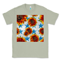 Patriotic Sunflowers And Stars Classic Tee | Teevron