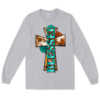 Moon Dust blessed cross Long Sleeve Tee - BarkalooDesign