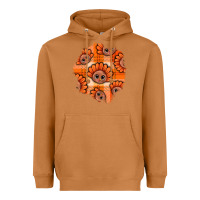 Meerkat Thanksgiving Turkey With Tartan Patch Heavyweight Hoodie - BundleAndBundleShop