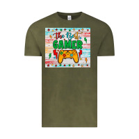 Vintage Olive the best gamer Vintage Tee - JahusDesignShop