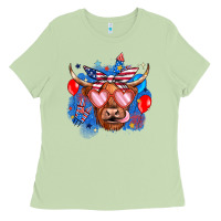 Western America Cow Ladies Tee | Teevron