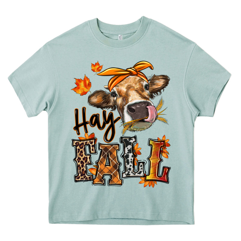 Hay Fall Heifer Heavy Core Tee by RanaPortraitStore | Teevron