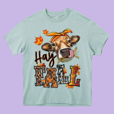 Heavy Core Tee Hay Fall heifer