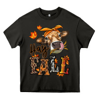 Asphalt Hay Fall heifer Heavy Core Tee - RanaPortraitStore