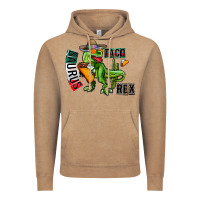 Vintage Coffee taco saurus rex Vintage Hoodie - CowhideDigitalArt