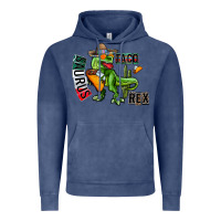 Vintage Denim taco saurus rex Vintage Hoodie - CowhideDigitalArt