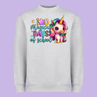 100 Magical Days Of School Heavyweight Sweatshirt Designed By Artiststas