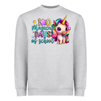 Heather Grey 100 magical days of school Heavyweight Sweatshirt - Artiststas