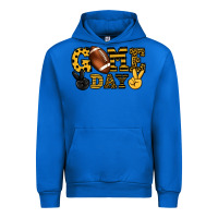 Cobalt Game day yellow and black team color Urban Hoodie - HowdyJamesFarm