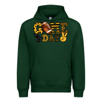 Forest Green Game day yellow and black team color Urban Hoodie - HowdyJamesFarm