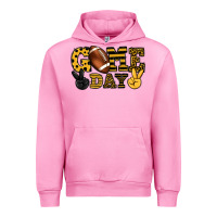Fuchsia Pink Game day yellow and black team color Urban Hoodie - HowdyJamesFarm