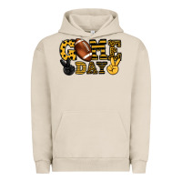 Pigment French Oak Game day yellow and black team color Urban Hoodie - HowdyJamesFarm