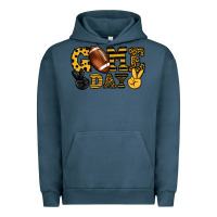 Pigment Midnight Navy Game day yellow and black team color Urban Hoodie - HowdyJamesFarm