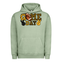 Pigment Oil Green Game day yellow and black team color Urban Hoodie - HowdyJamesFarm