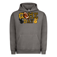 Pigment Tornado Game day yellow and black team color Urban Hoodie - HowdyJamesFarm