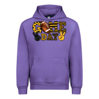 Tulip Game day yellow and black team color Urban Hoodie - HowdyJamesFarm