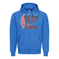 True Royal your wings were ready but my heart was not Zipper Hoodie - MaliasSmallBusiness