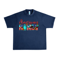 Navy american honey Urban Heavy Tee - JahusDesignShop