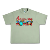 Oil Green american honey Urban Heavy Tee - JahusDesignShop