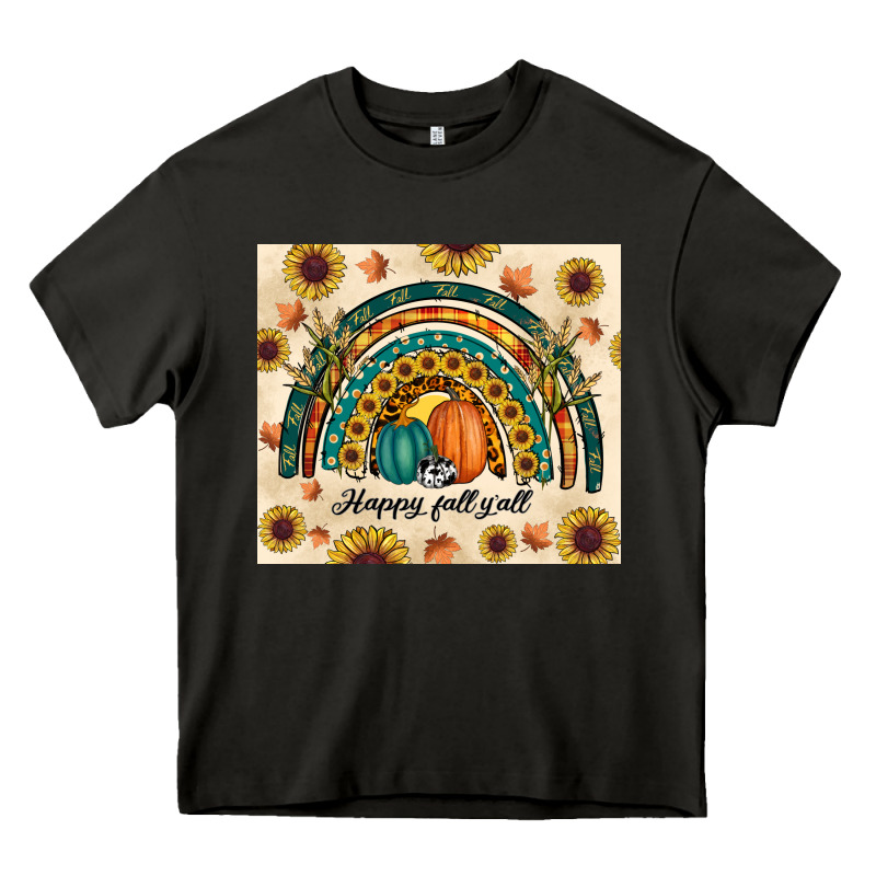 Happy Fall Y'all Heavy Core Tee by RanaPortraitStore | Teevron