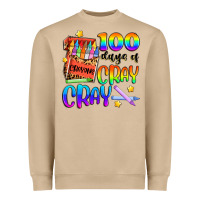 Mushroom 100 days of cray cray Heavyweight Sweatshirt - Artiststas