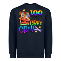 Navy 100 days of cray cray Heavyweight Sweatshirt - Artiststas