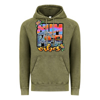 Vintage Olive sum mer vibes Vintage Hoodie - JahusDesignShop