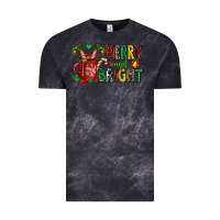 Cloud Black merry and bright Vintage Tee - AdoDesignShop