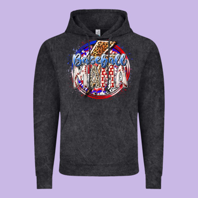 Baseball Mama Vintage Hoodie Designed By Racoondesign