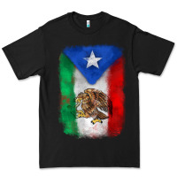 Black mexico and puerto rico flag Premium Tee - Zillion Design Studio